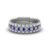 Load image into Gallery viewer, diamond-bead-stack-band-for-women-with-sapphire-in-white-gold-FD8088ROGSABLANGLE3-NL-WG.jpg