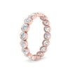 Load image into Gallery viewer, diamond-bezel-eternity-ring-1.80-carat-in-rose-gold-FDEWB10558-0.10CTANGLE3-NL-RG
