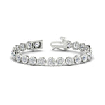 Load image into Gallery viewer, Diamond Bezel Set Tennis Bracelet 12 Carat
