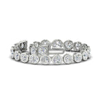 Load image into Gallery viewer, Diamond Bezel Set Tennis Bracelet 12 Carat
