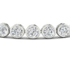 Load image into Gallery viewer, Round Cut Bezel Set Tennis Bracelet 12 Carat