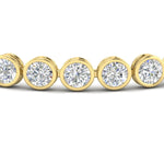 Load image into Gallery viewer, Diamond Bezel Set Tennis Bracelet 12 Carat
