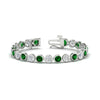 Load image into Gallery viewer, Round Cut Bezel Set Tennis Bracelet 12 Carat
