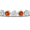 Load image into Gallery viewer, Round Cut Bezel Set Tennis Bracelet 12 Carat