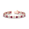 Load image into Gallery viewer, Round Cut Bezel Set Tennis Bracelet 12 Carat