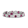 Load image into Gallery viewer, Round Cut Bezel Set Tennis Bracelet 12 Carat