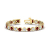 Load image into Gallery viewer, Round Cut Bezel Set Tennis Bracelet 12 Carat
