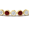 Load image into Gallery viewer, Round Cut Bezel Set Tennis Bracelet 12 Carat