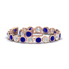Load image into Gallery viewer, Round Cut Bezel Set Tennis Bracelet 12 Carat