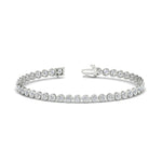 Load image into Gallery viewer, Diamond Bezel Set Tennis Bracelet 4 Carat
