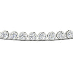Load image into Gallery viewer, Diamond Bezel Set Tennis Bracelet 4 Carat
