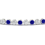 Load image into Gallery viewer, Diamond Bezel Set Tennis Bracelet 4 Carat
