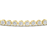 Load image into Gallery viewer, Diamond Bezel Set Tennis Bracelet 4 Carat

