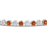 Load image into Gallery viewer, Diamond Bezel Set Tennis Bracelet 4 Carat
