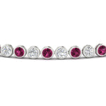 Load image into Gallery viewer, Diamond Bezel Set Tennis Bracelet 4 Carat
