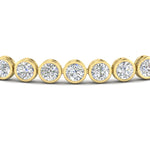 Load image into Gallery viewer, Diamond Bezel Set Tennis Bracelet 7.75 Carat
