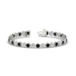 Load image into Gallery viewer, Diamond Bezel Set Tennis Bracelet 7.75 Carat
