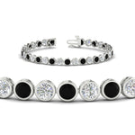 Load image into Gallery viewer, Diamond Bezel Set Tennis Bracelet 7.75 Carat
