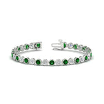 Load image into Gallery viewer, Diamond Bezel Set Tennis Bracelet 7.75 Carat
