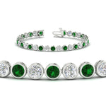 Load image into Gallery viewer, Diamond Bezel Set Tennis Bracelet 7.75 Carat
