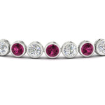 Load image into Gallery viewer, Diamond Bezel Set Tennis Bracelet 7.75 Carat
