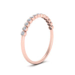 Load image into Gallery viewer, diamond-bezel-set-thin-stack-band-in-rose-gold-FDWB1408BANGLE3-NL-RG.jpg
