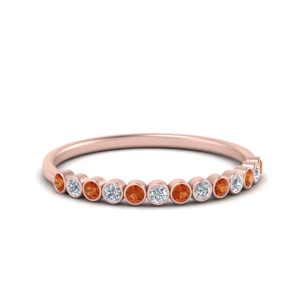 diamond-bezel-set-thin-stack-band-with-orange-sapphire-in-rose-gold-FDWB1408BGSAORANGLE3-NL-RG.jpg