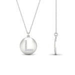 Load image into Gallery viewer, Initial Diamond Disc Pendant
