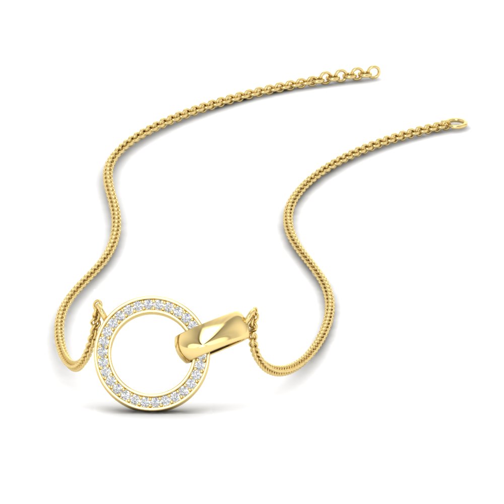 diamond-circle-loop-necklace-in-fdpd11023-model-1-yg