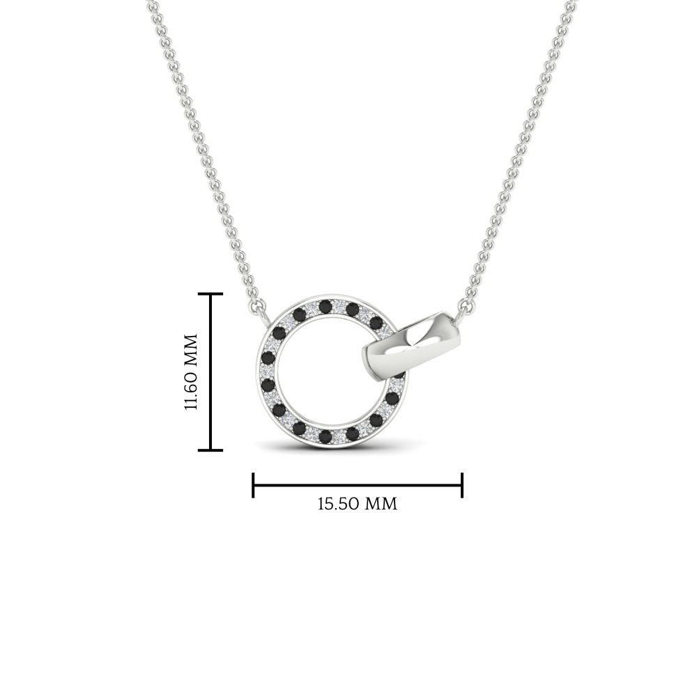 diamond-circle-loop-necklace-with-black-diamond-in-FDPD11023GBLACK-NL-WG