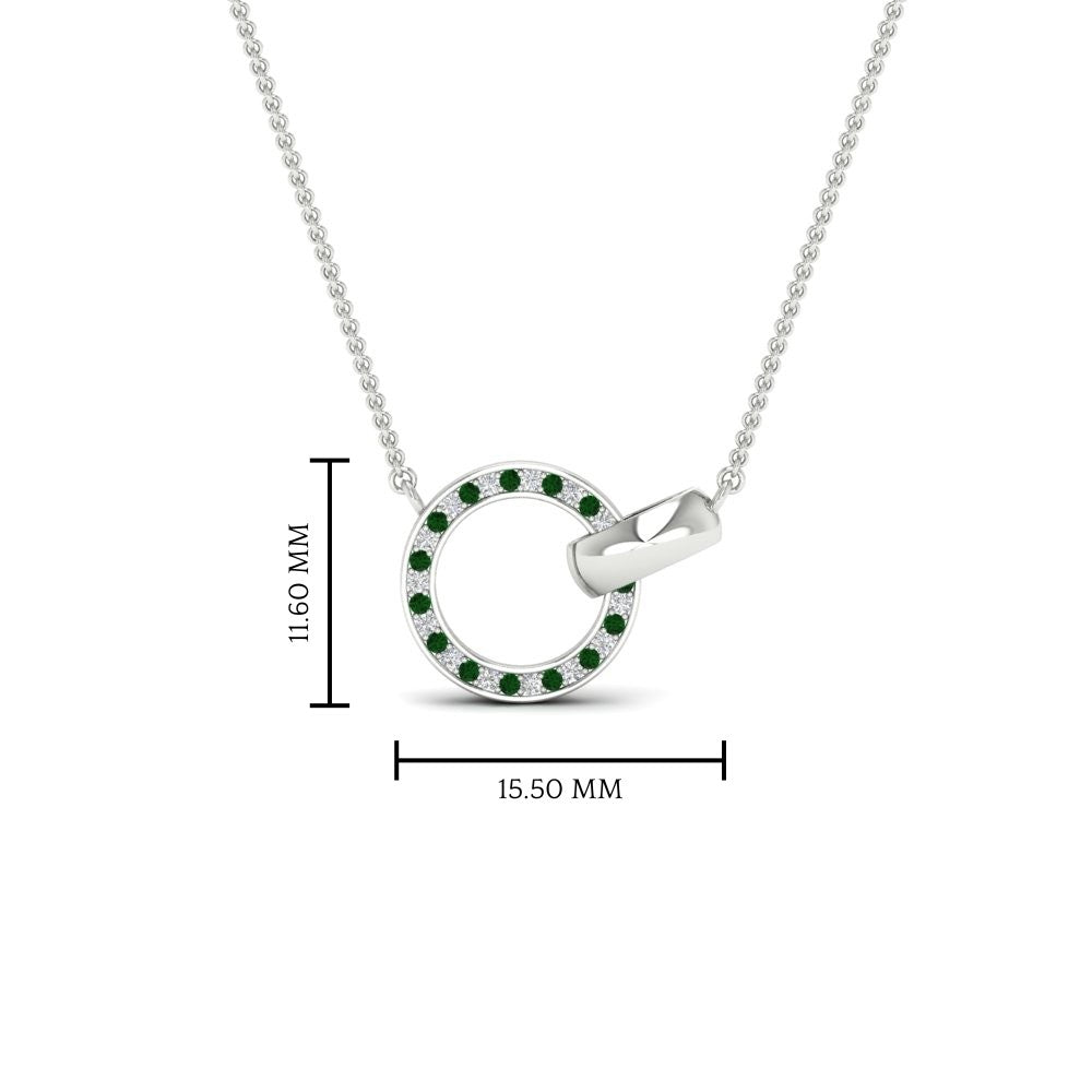 diamond-circle-loop-necklace-with-emerald-in-FDPD11023GEMGR-NL-WG