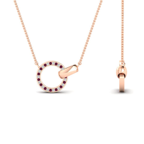 diamond-circle-loop-necklace-with-pink-sapphire-in-FDPD11023GSADRPI-NL-RG