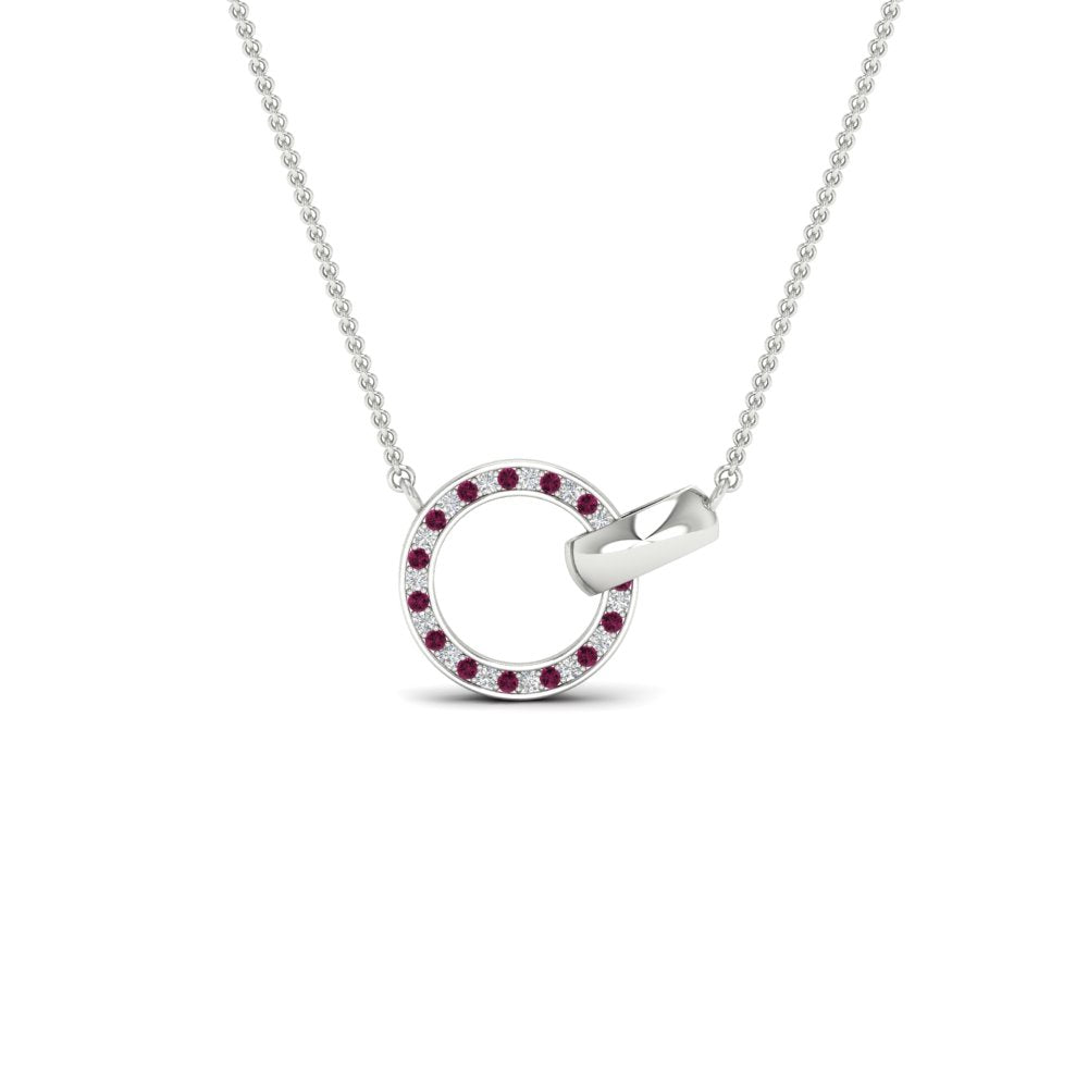 diamond-circle-loop-necklace-with-pink-sapphire-in-FDPD11023GSADRPI-NL-WG