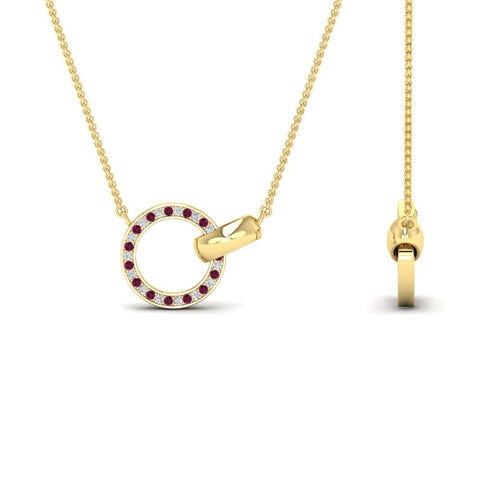 diamond-circle-loop-necklace-with-pink-sapphire-in-FDPD11023GSADRPI-NL-YG