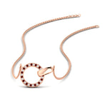 Load image into Gallery viewer, diamond-circle-loop-necklace-with-ruby-in-FDPD11023GRUDR-NL-RG
