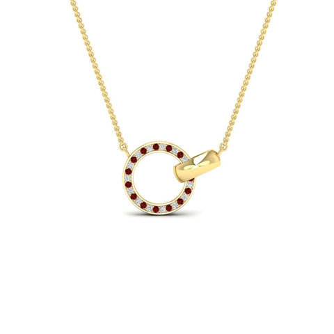 diamond-circle-loop-necklace-with-ruby-in-FDPD11023GRUDR-NL-YG