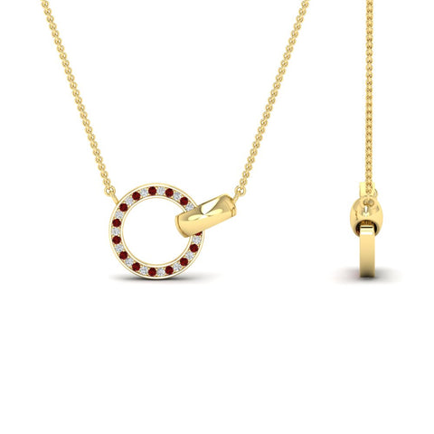 diamond-circle-loop-necklace-with-ruby-in-FDPD11023GRUDR-NL-YG
