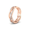 Load image into Gallery viewer, diamond-criss-cross-weave-wedding-band-in-rose-gold-FD11069BANGLE3-NL-RG