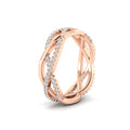 Thumbnail 4 - diamond-criss-cross-weave-wedding-band-in-rose-gold-FD11069BANGLE3-NL-RG