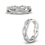 Load image into Gallery viewer, diamond-criss-cross-weave-wedding-band-in-white-gold-FD11069BANGLE3-NL-WG
