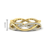 Load image into Gallery viewer, diamond-criss-cross-weave-wedding-band-in-yellow-gold-FD11069BANGLE3-NL-YG
