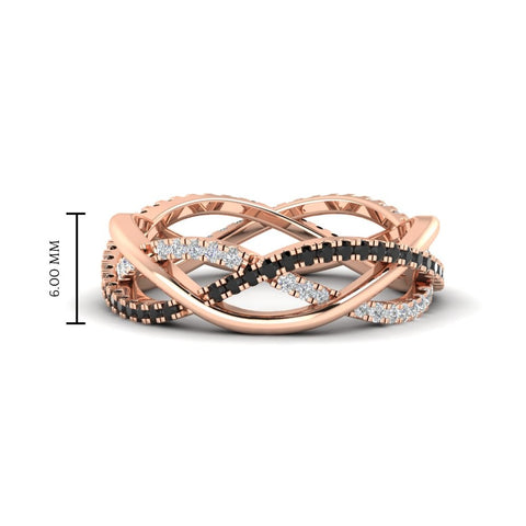 diamond-criss-cross-weave-wedding-band-with-black-diamond-in-rose-gold-FD11069BGBLACKANGLE3-NL-RG