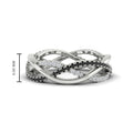 Thumbnail 57 - diamond-criss-cross-weave-wedding-band-with-black-diamond-in-white-gold-FD11069BGBLACKANGLE3-NL-WG