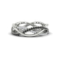 Thumbnail 56 - diamond-criss-cross-weave-wedding-band-with-black-diamond-in-white-gold-FD11069BGBLACKANGLE3-NL-WG