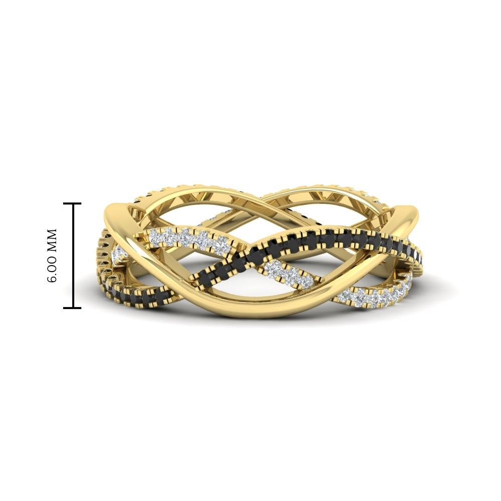 diamond-criss-cross-weave-wedding-band-with-black-diamond-in-yellow-gold-FD11069BGBLACKANGLE3-NL-YG