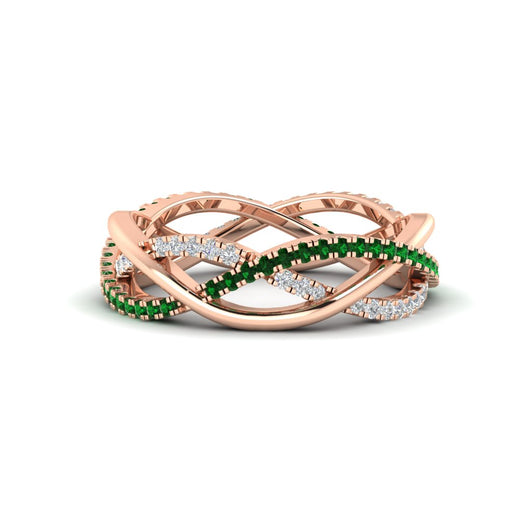 diamond-criss-cross-weave-wedding-band-with-emerald-in-rose-gold-FD11069BGEMGRANGLE3-NL-RG