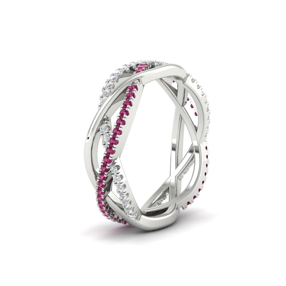 diamond-criss-cross-weave-wedding-band-with-pink-sapphire-in-white-gold-FD11069BGSADRPIANGLE3-NL-WG