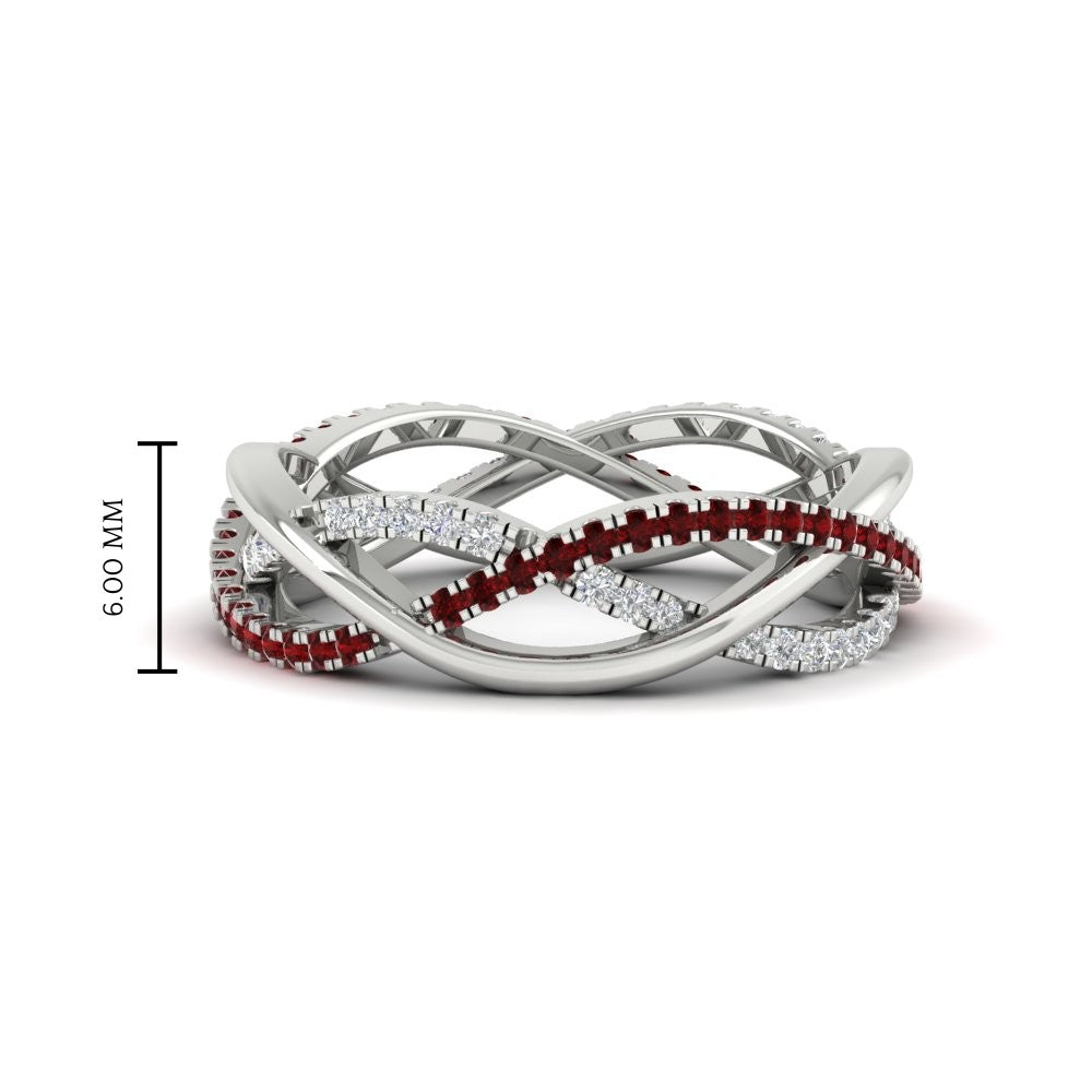 diamond-criss-cross-weave-wedding-band-with-ruby-in-white-gold-FD11069BGRUDRANGLE3-NL-WG