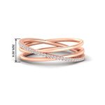 Load image into Gallery viewer, diamond-criss-cross-wedding-ring-in-rose-gold-FD11398B-NL-RG
