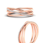 Load image into Gallery viewer, diamond-criss-cross-wedding-ring-in-rose-gold-FD11398B-NL-RG
